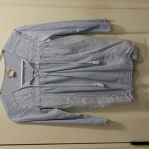 Light blue blouse